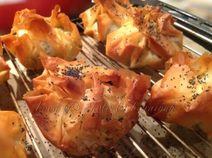 Kale & red Cabbage Parcels w Pine nuts